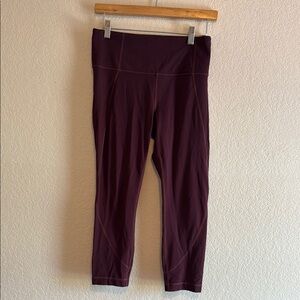 Athleta Maroon Leggings